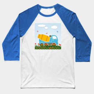 Cement mixer truck Baseball T-Shirt